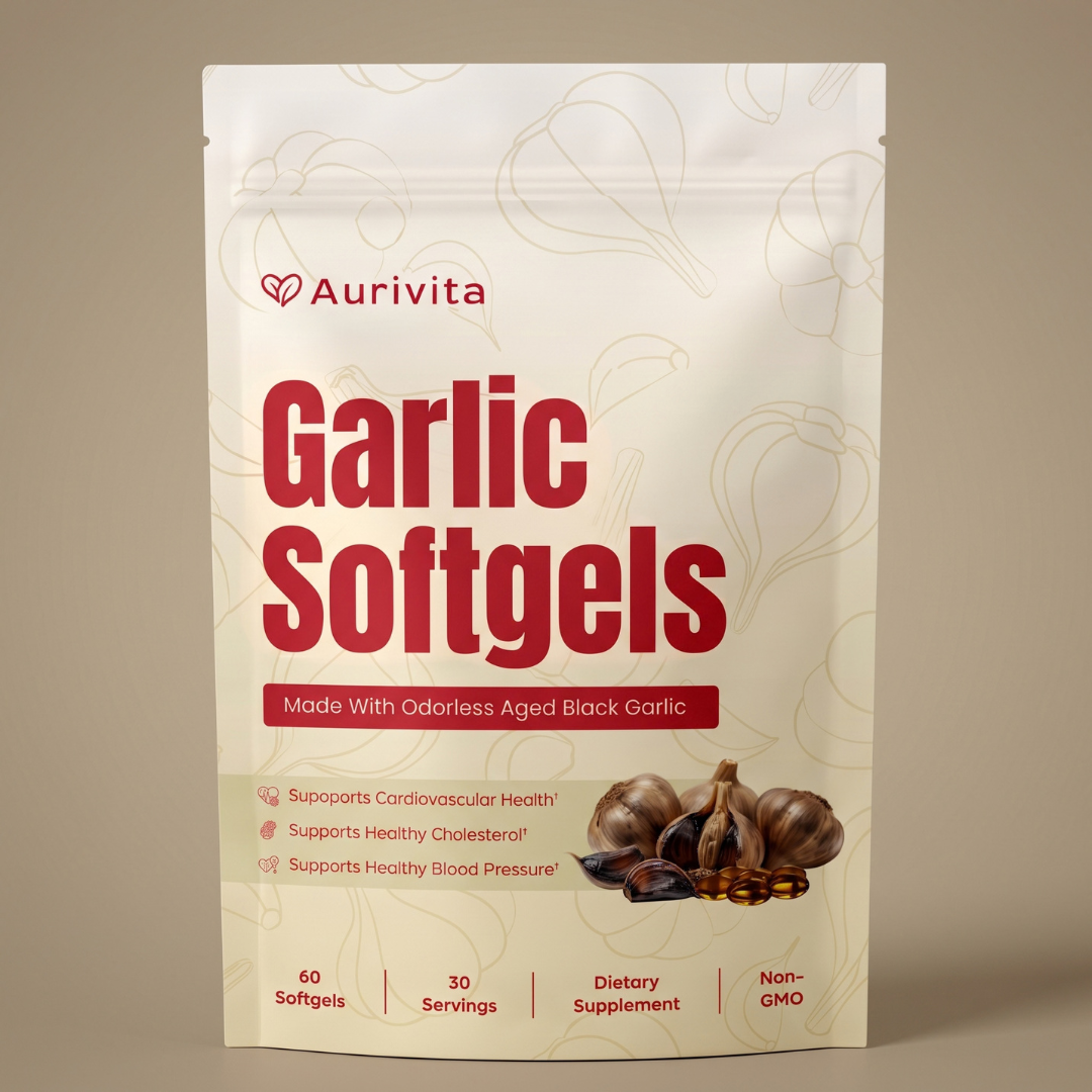Aurivita Odorless Aged Garlic Softgels