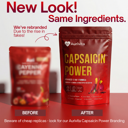 Aurivita Capsaicin Power - Cayennepfeffer-Weichkapseln