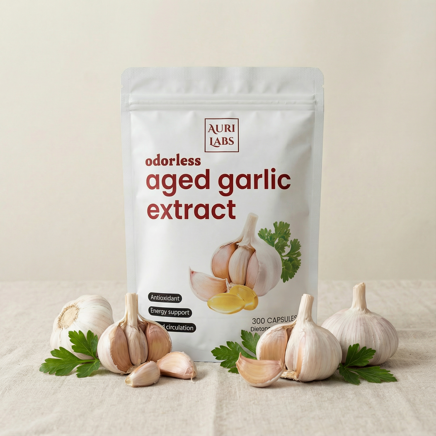Odorless Auri Health Aged Garlic Extract