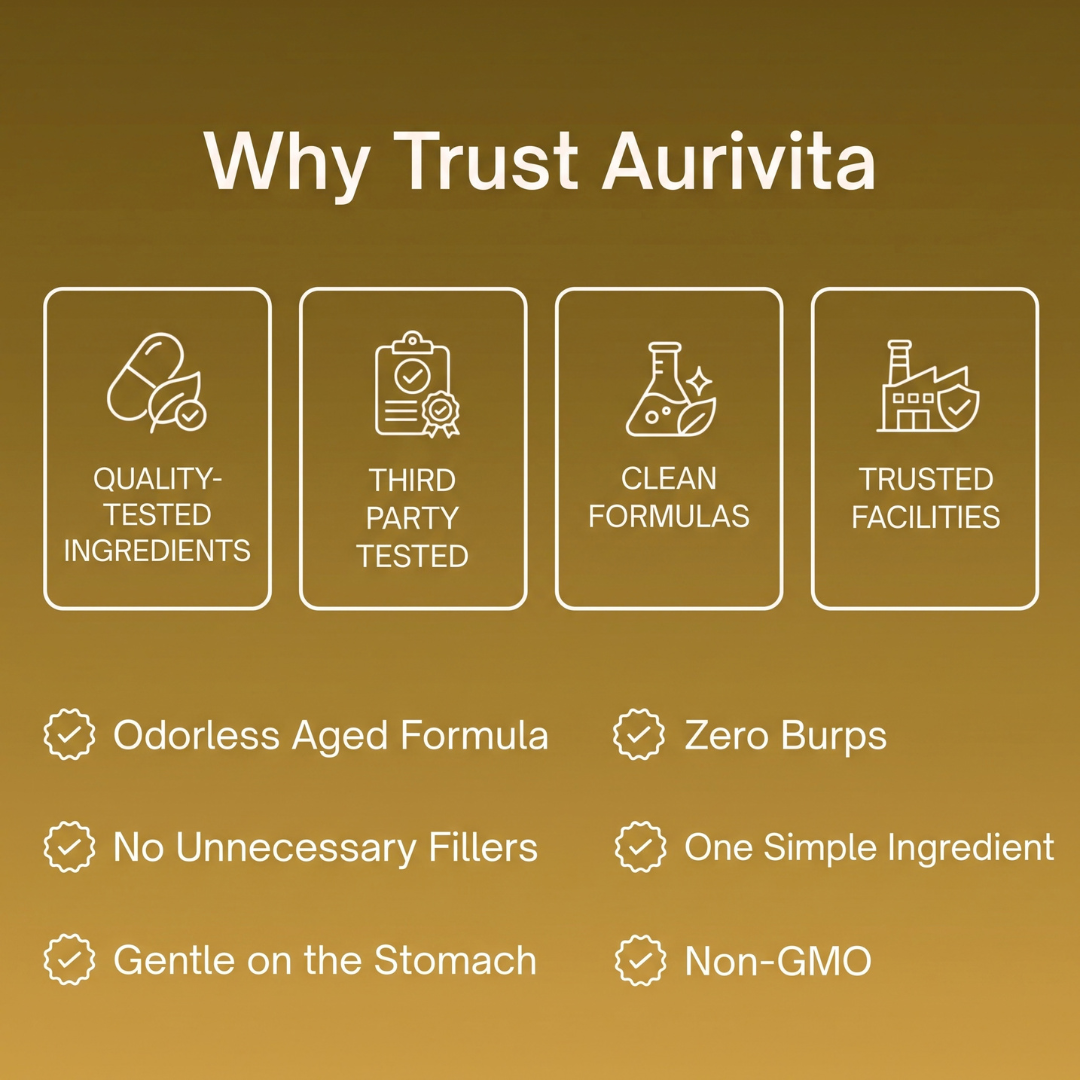 Aurivita Odorless Aged Garlic Softgels