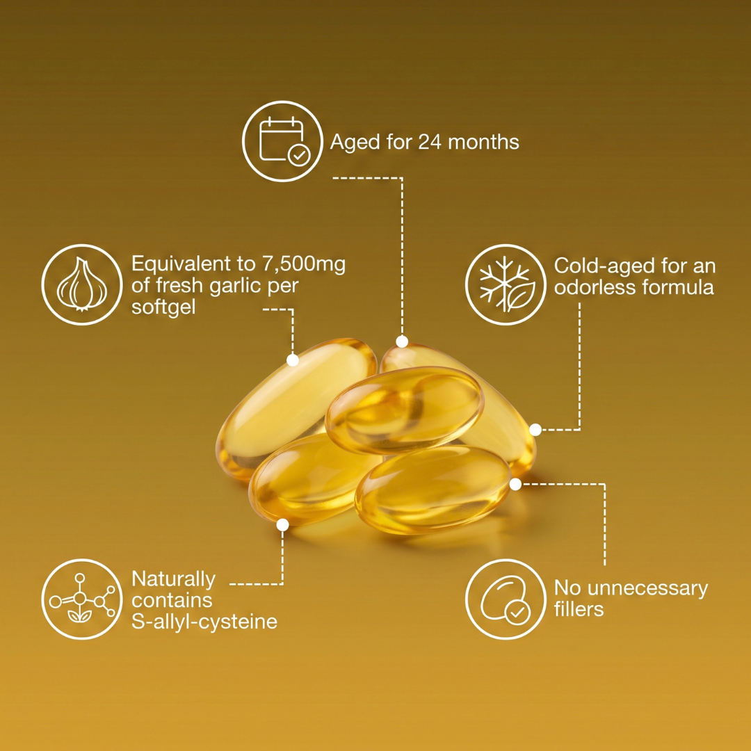 Aurivita Odorless Aged Garlic Softgels