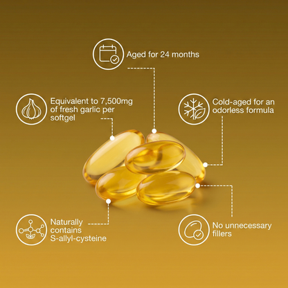 Aurivita Odorless Aged Garlic Softgels
