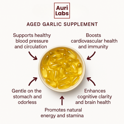 Odorless Auri Health Aged Garlic Extract