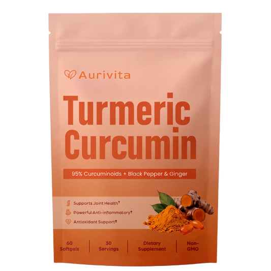 Aurivita Tumeric Softgels (30 servings)