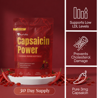 Aurivita Cayenne Pepper Softgels For Cholesterol Support (30 Servings)