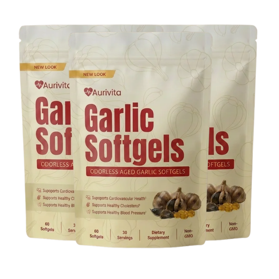 Aurivita Odorless Aged Garlic Softgels (90 Servings)