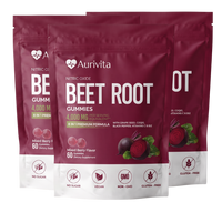 Aurivita Beetroot Gummies 4000mg (90 Servings)