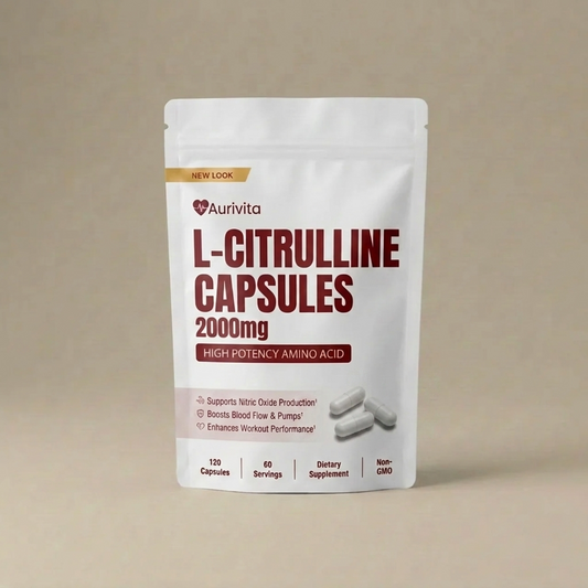 Aurivita L-Citrulline Capsules 2000mg (30 Servings)